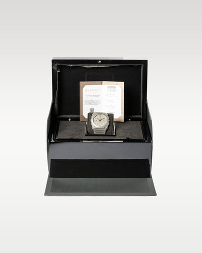 2022 Sandblasted Titanium Bvlgari Octo Finissimo 103673 Watch | Grand Caliber