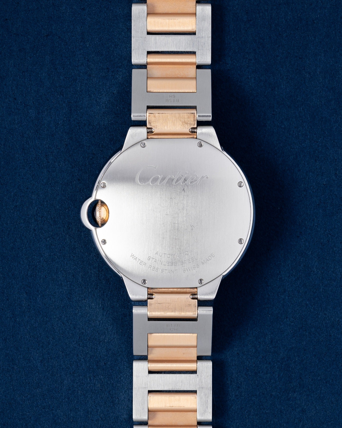 Brown Roman Dial Cartier Ballon Bleu W6920032 | Grand Caliber Dallas, Texas
