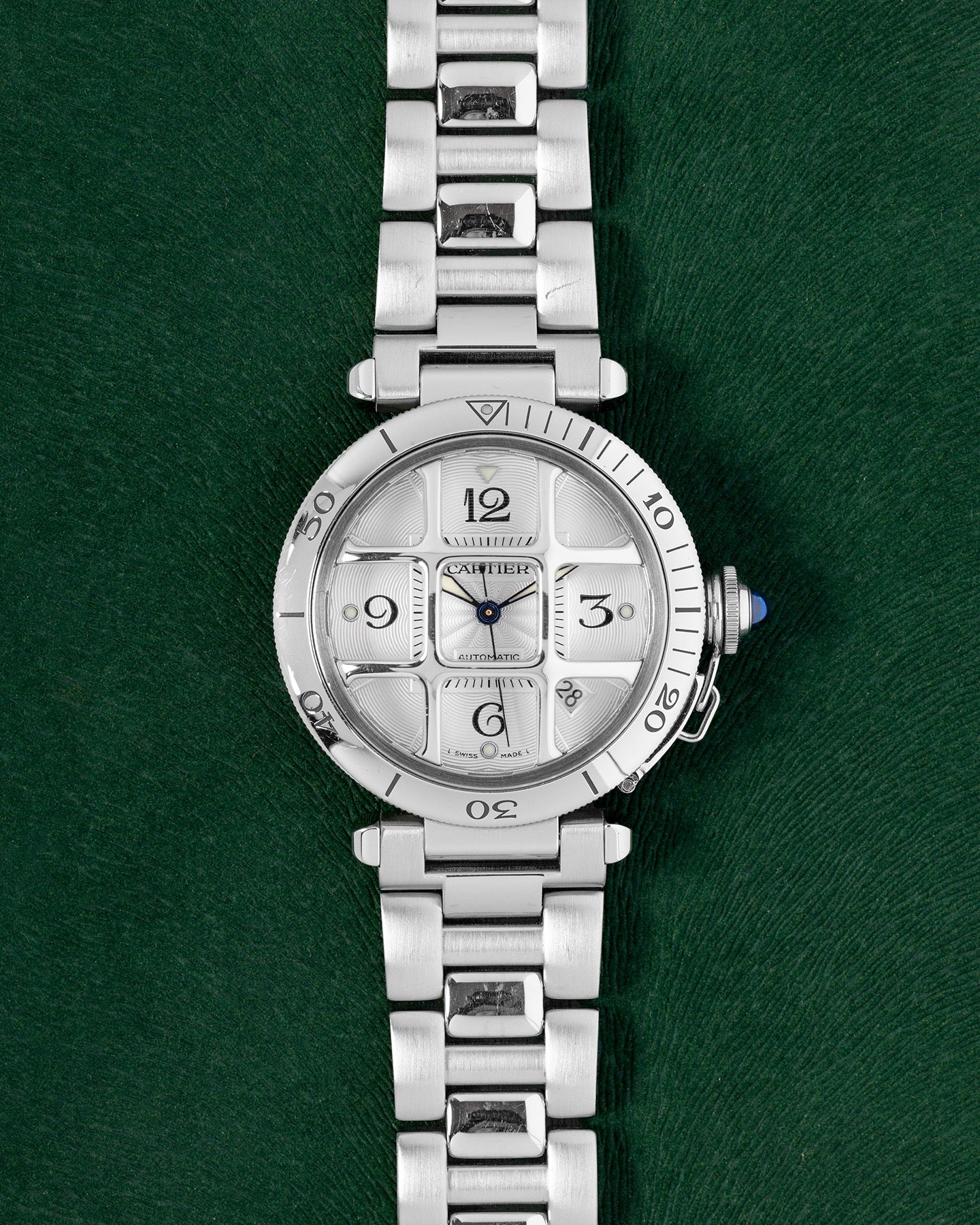 Steel Vintage Cartier Pasha 38 2379 | Grand Caliber Dallas, Texas