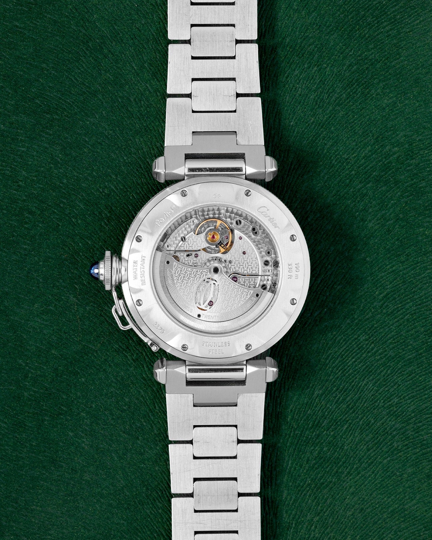 Steel Vintage Cartier Pasha 38 2379 | Grand Caliber Dallas, Texas