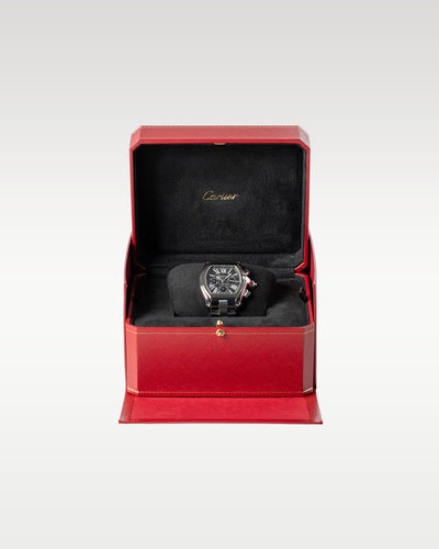black dial Cartier Roadster W62019X6 2618 | Grand Caliber Dallas