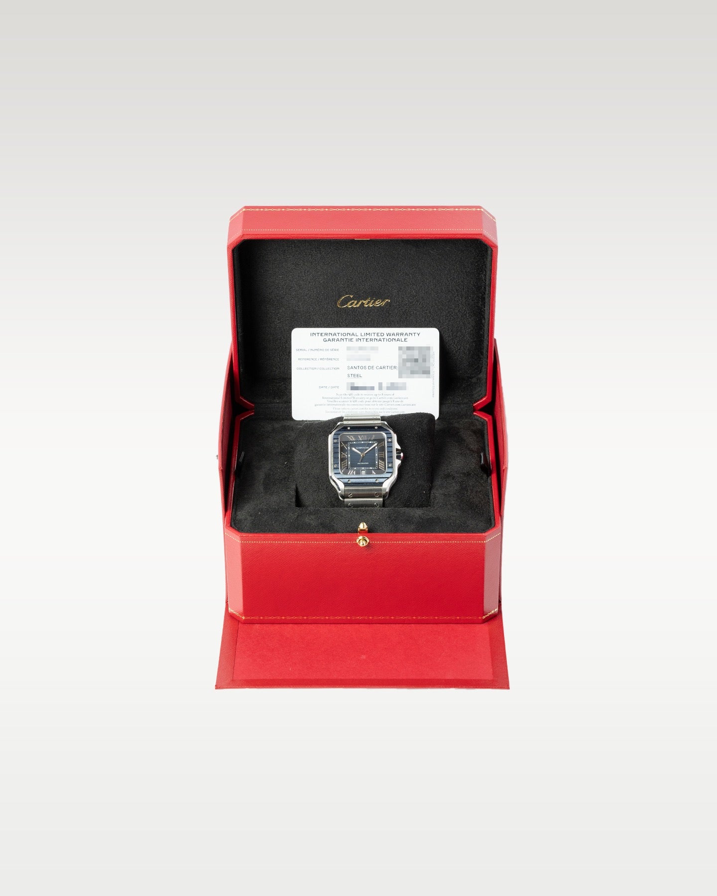 Steel Blue Cartier Santo de Cartier Large WSSA0048 | Grand Caliber DFW, Texas