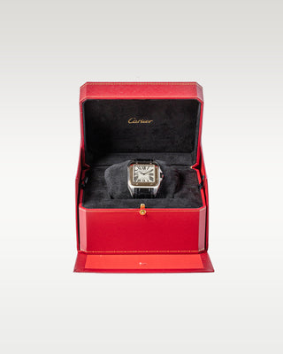 2023 Two Tone Cartier Santos 100 W20072X7 Watch | Grand Caliber Dallas