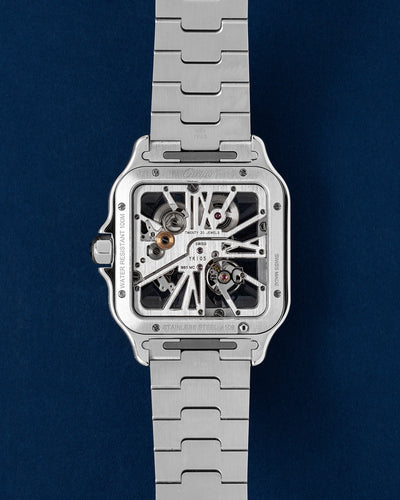 Cartier Santos De Cartier Skeleton WHSA0015 | Grand Caliber