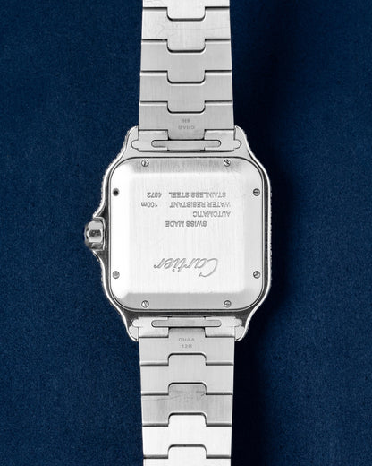 Iced Out Cartier Santos De Cartier WSSA0018 | Grand Caliber Dallas, TX