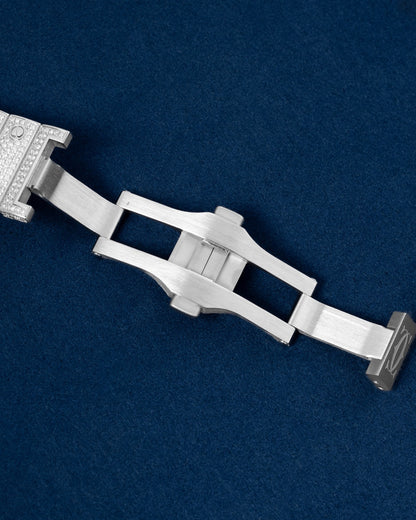 Aftermarket Diamond Cartier Santos De Cartier WSSA0018 | Grand Caliber DFW, Texas
