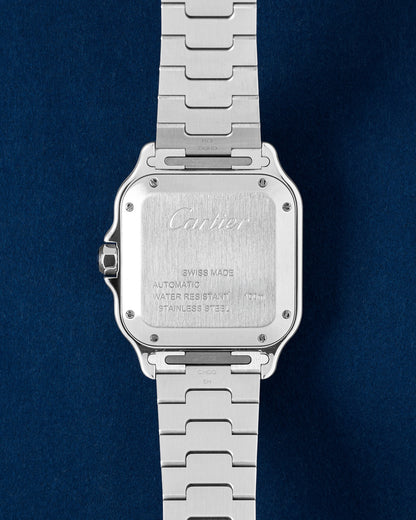 Medium Model Cartier Santos De Cartier WSSA0029 | Grand Caliber Watches DFW