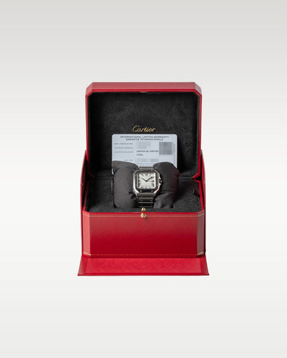 Medium Model Cartier Santos De Cartier WSSA0029 | Grand Caliber Watches DFW