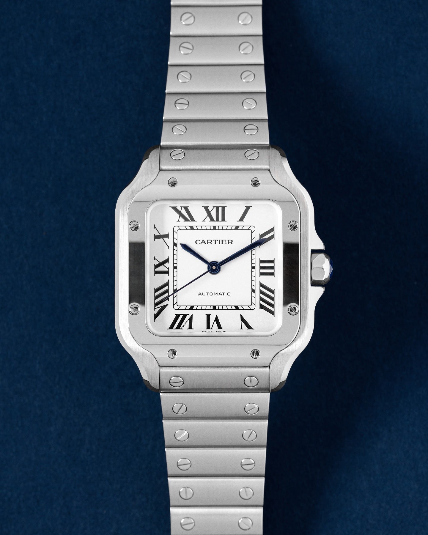 Medium Model Cartier Santos De Cartier WSSA0029 | Grand Caliber Watches