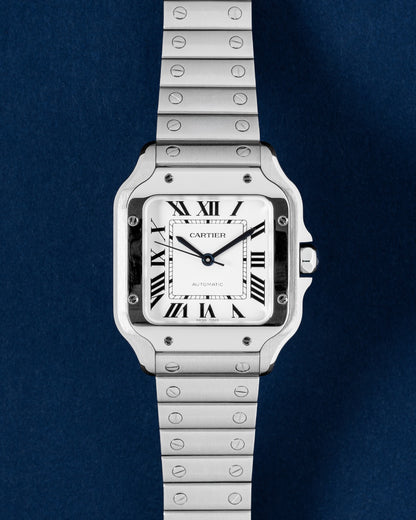 Medium Model Cartier Santos De Cartier WSSA0029 | Grand Caliber Watches