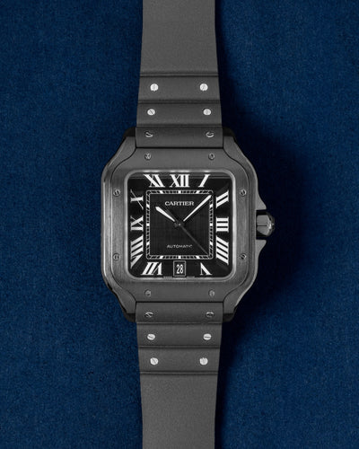 Black ADLC Cartier Santos De Cartier WSSA0039 | Grand Caliber DFW Texas