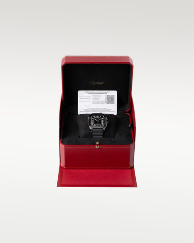 Black ADLC Cartier Santos De Cartier WSSA0039 | Grand Caliber DFW Texas