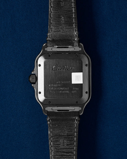 39.8 Black Cartier Santos De Cartier WSSA0039 | Grand Caliber Dallas, TX