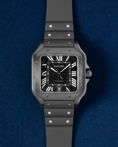 Black ADLC Cartier Santos De Cartier WSSA0039 | Grand Caliber Watches