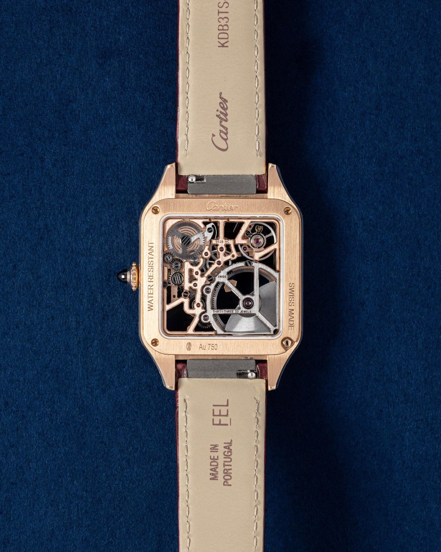 New Rose Gold Cartier Santos Dumont WHSA0030 | Grand Caliber Dallas, TX