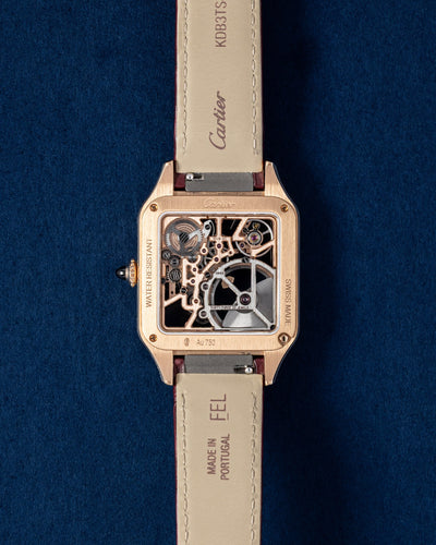 New Rose Gold Cartier Santos Dumont WHSA0030 | Grand Caliber Dallas, TX