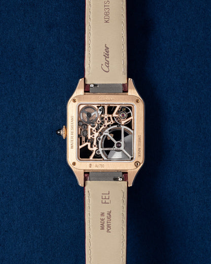 New Rose Gold Cartier Santos Dumont WHSA0030 | Grand Caliber Dallas, TX