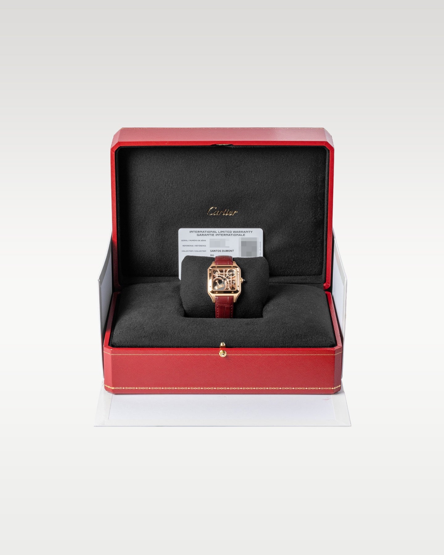 New Rose Gold Cartier Santos Dumont WHSA0030 | Grand Caliber Dallas, TX