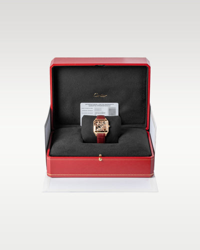 New Rose Gold Cartier Santos Dumont WHSA0030 | Grand Caliber Dallas, TX