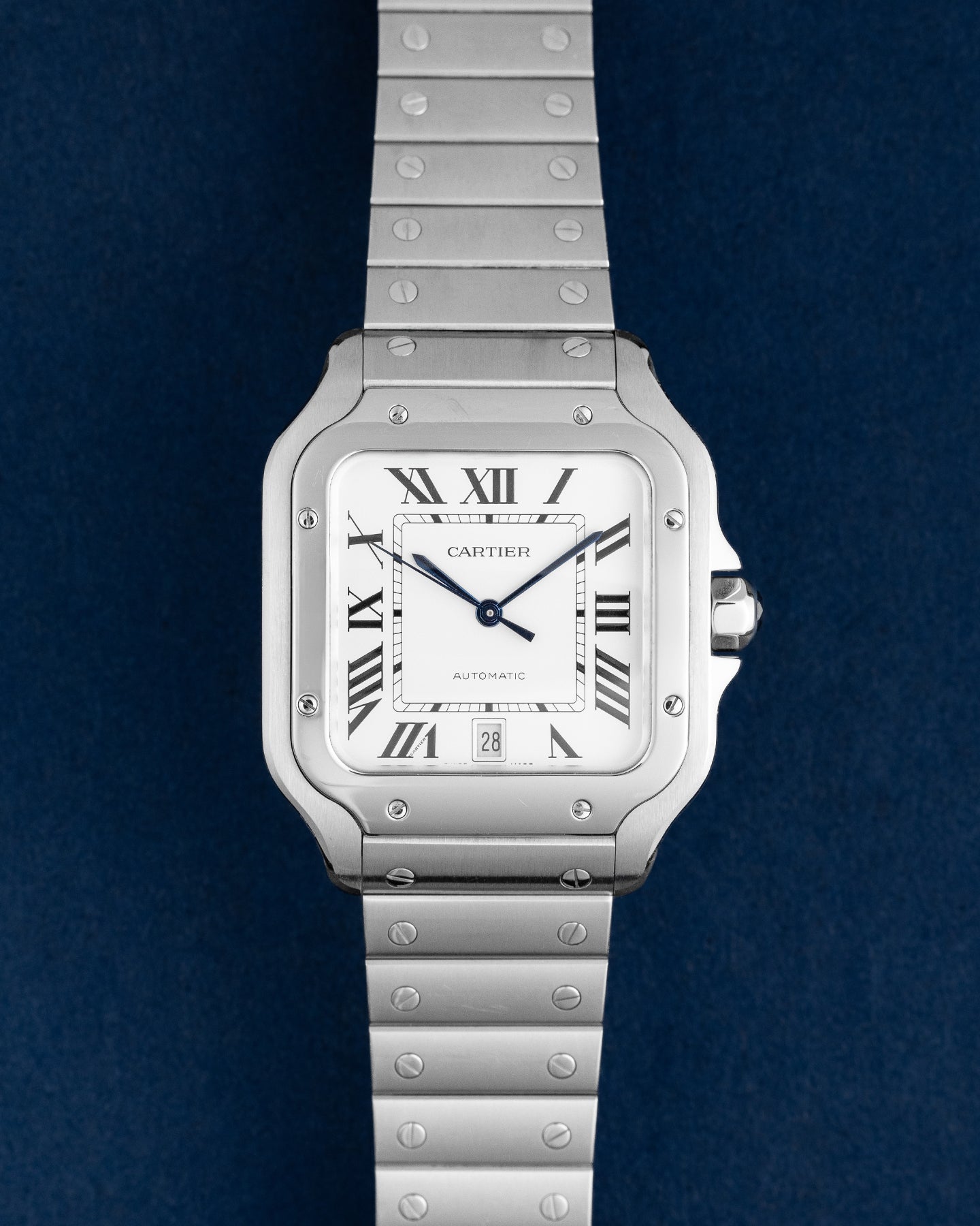 Cartier Santos SS 44mm WSSA0018 | Grand Caliber Watches