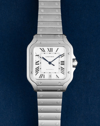 Cartier Santos SS 44mm WSSA0018 | Grand Caliber Watches
