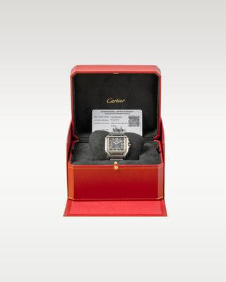 39.8mm Cartier Santos SS WSSA0030 | Grand Caliber Watches