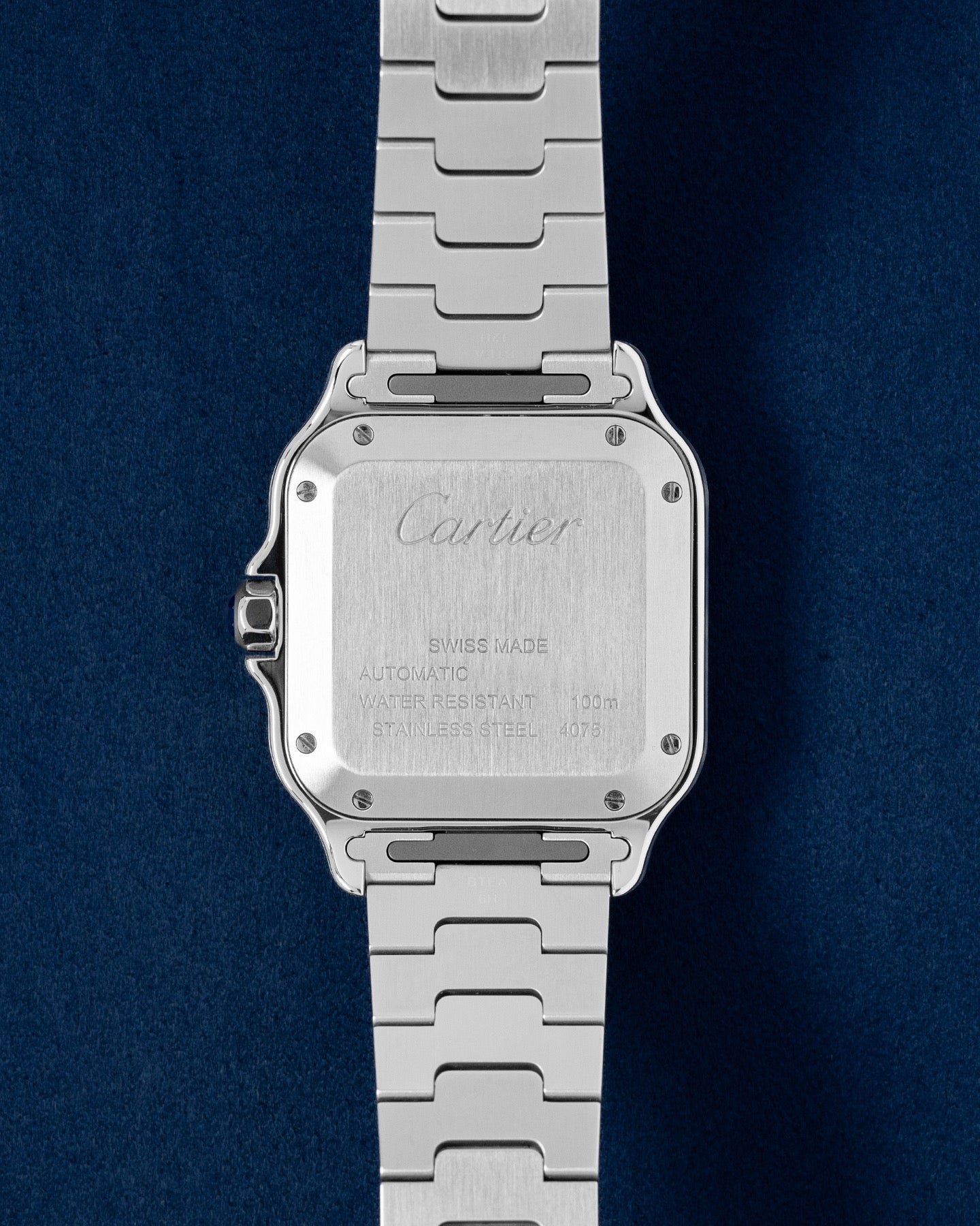 Brand New Cartier Santos Brown Sunray 35.1mm WSSA0065 | Grand Caliber Dallas, TX