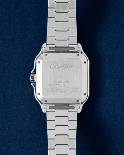 Brand New Cartier Santos Brown Sunray 35.1mm WSSA0065 | Grand Caliber Dallas, TX