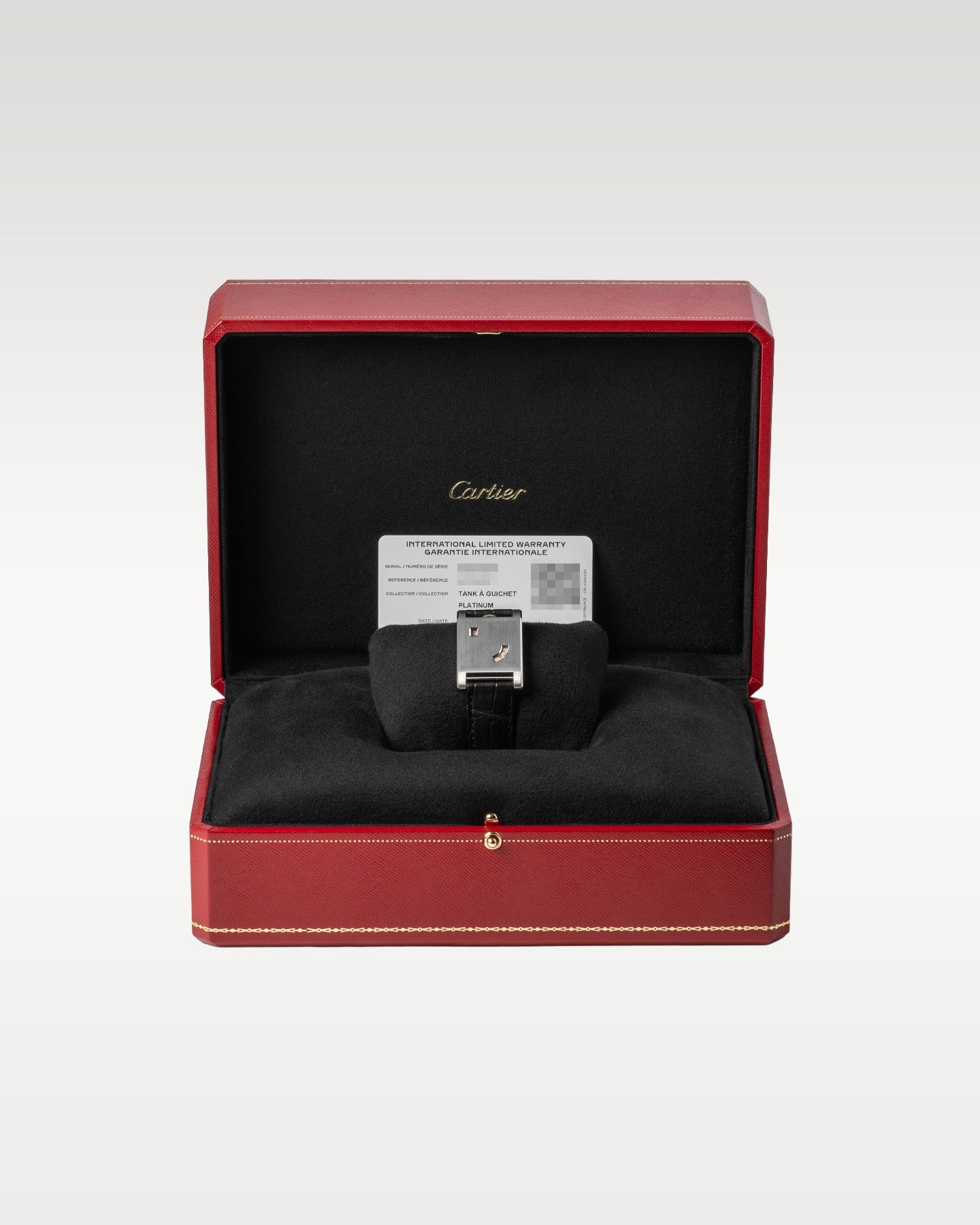 Platinum Cartier Tank A Guichet WGTA0237 | Grand Caliber Watches DFW