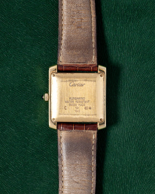 Yellow Gold Cartier Tank Francaise 1840 Vintage Watch at Grand Caliber