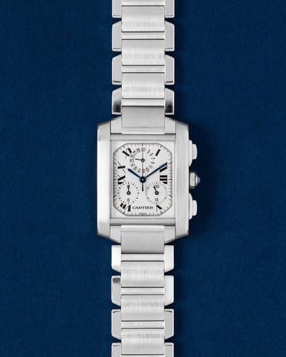 Cartier Tank Francaise Chronoflex W51001Q3