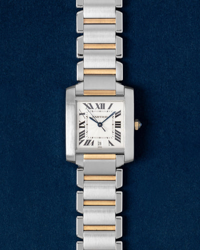 28mm two tone Cartier Tank Francaise W51005Q4 | Grand Caliber USA