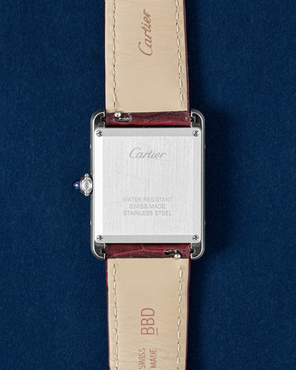 Red Cartier Tank Must WSTA0054 | Grand Caliber Dress Watches Dallas