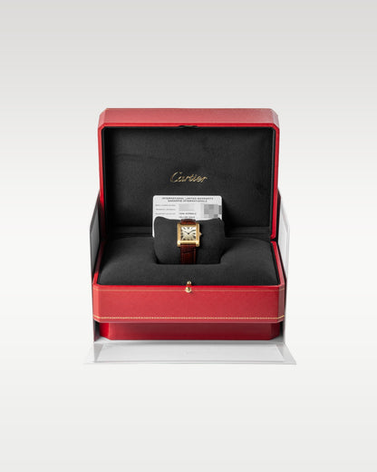 32mm yellow gold Cartier Tank Normale WGTA0108 | grand caliber dallas watches