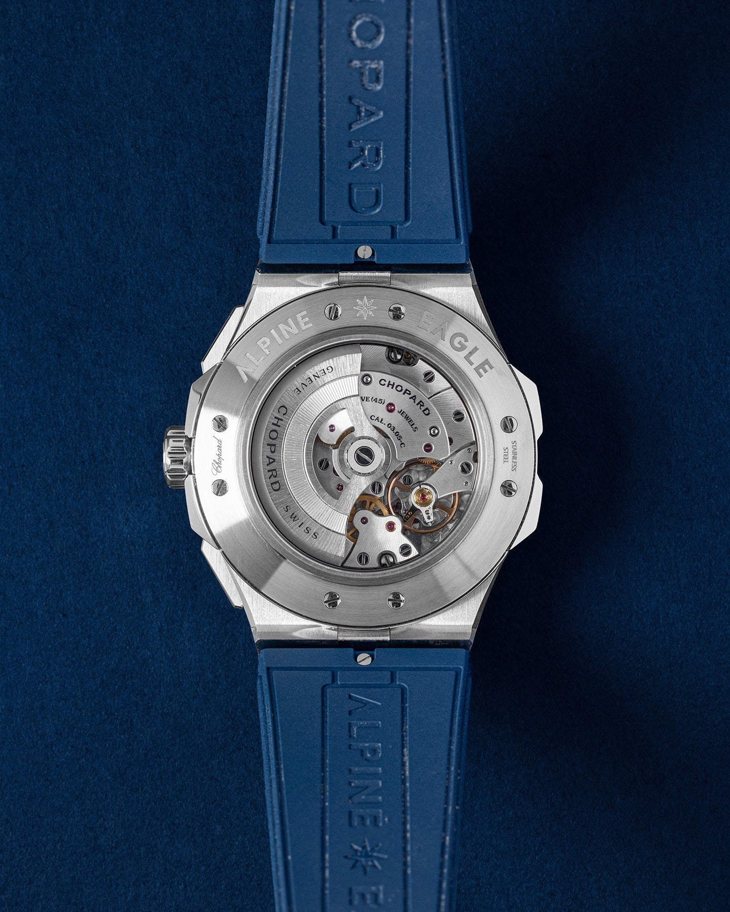 Chopard Automatic Aletsch Blue Dial Men's Alpine Eagle Xl 298609-3003