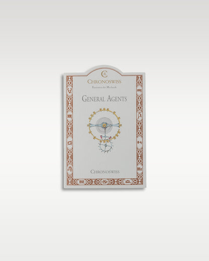 official Chronoswiss user instructions manual booklet displaying watch complications diagrams