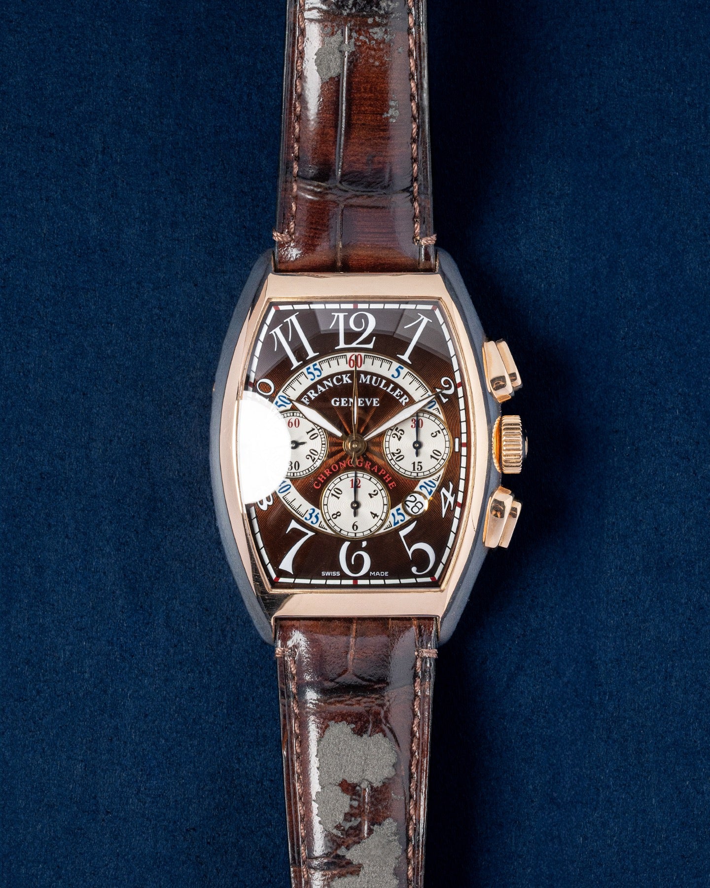 Rose Gold Franck Muller Cintrée Curvex 8880 CC AT | Grand Caliber Dallas, TX