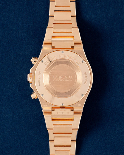 Rose Gold Girard-Perregaux Laureato Chronograph 42mm 81020 | Grand Caliber