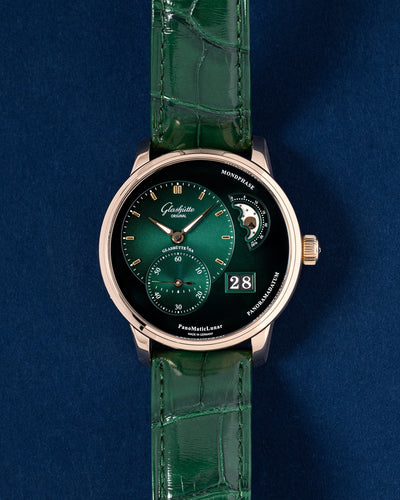 Glashutte Original Panomaticlunar Green 1-90-02-23-35-30 | Grand Caliber USA