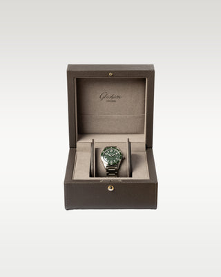 39.5mm Steel Galvanic Green Glashutte Original Seaq 13911138370 Watch at Grand Caliber