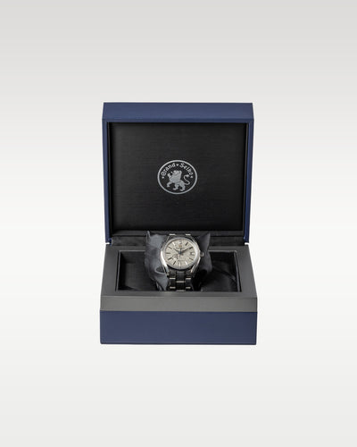 2021 Grand Seiko Heritage Collection Taisetsu Winter SBGA415 complete full set with original blue luxury presentation watch box