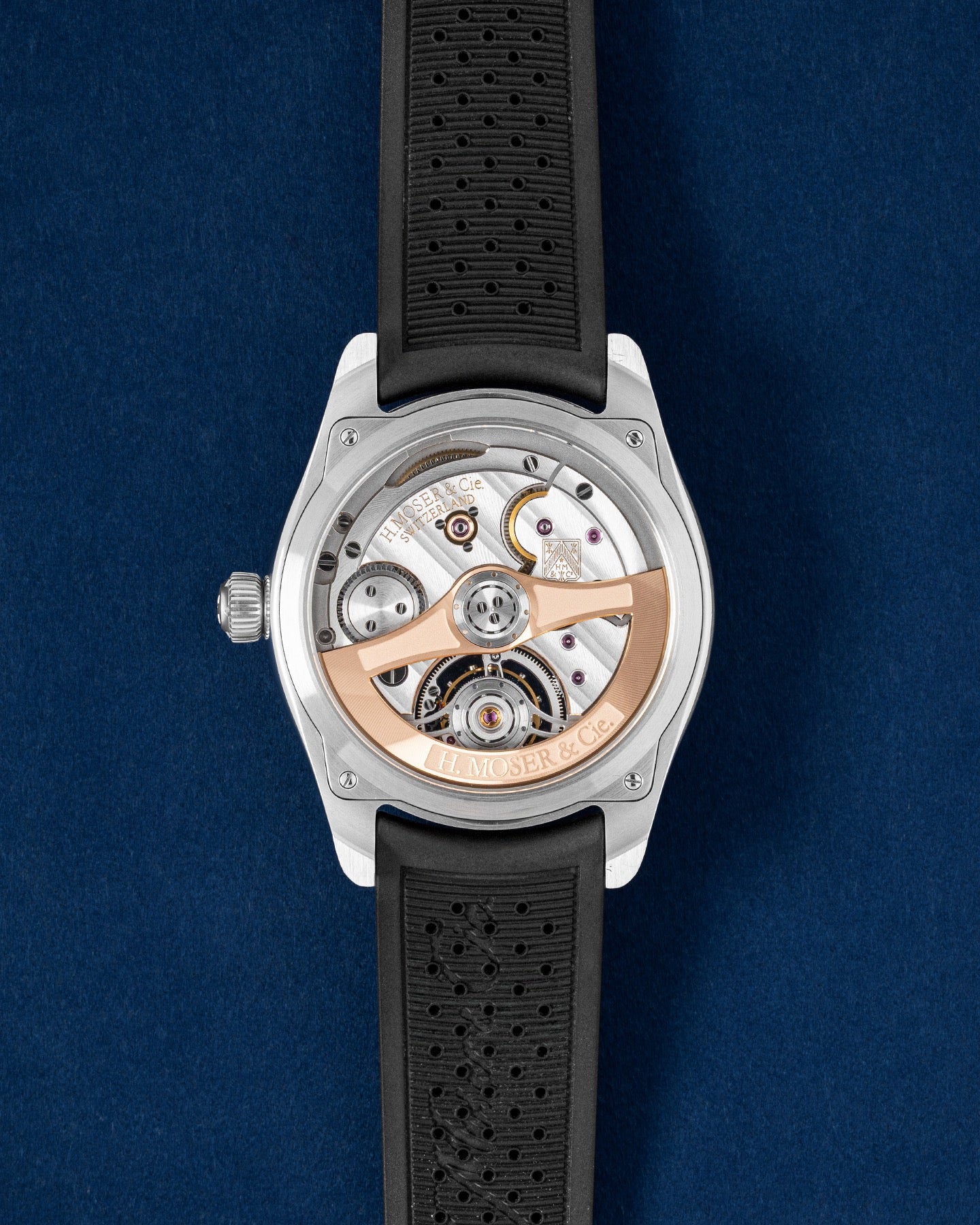 Arctic Blue fumé dial H.Moser & Cie Pioneer Tourbillon | Grand Caliber DFW