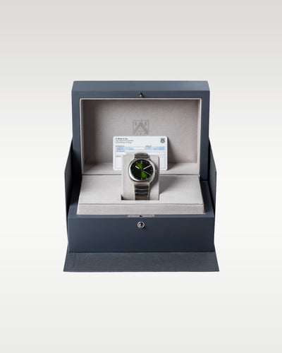 Green H.Moser & Cie Streamliner Centre Seconds 6201-1200 | Grand Caliber DFW, Texas
