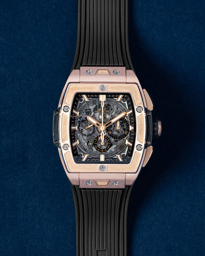 Rose Gold Skeletonized Hublot Spirit of Big Bang 642.OX.0180.RX | Grand Caliber USA