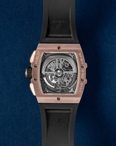 Rose Gold Skeletonized Hublot Spirit of Big Bang 642.OX.0180.RX | Grand Caliber USA