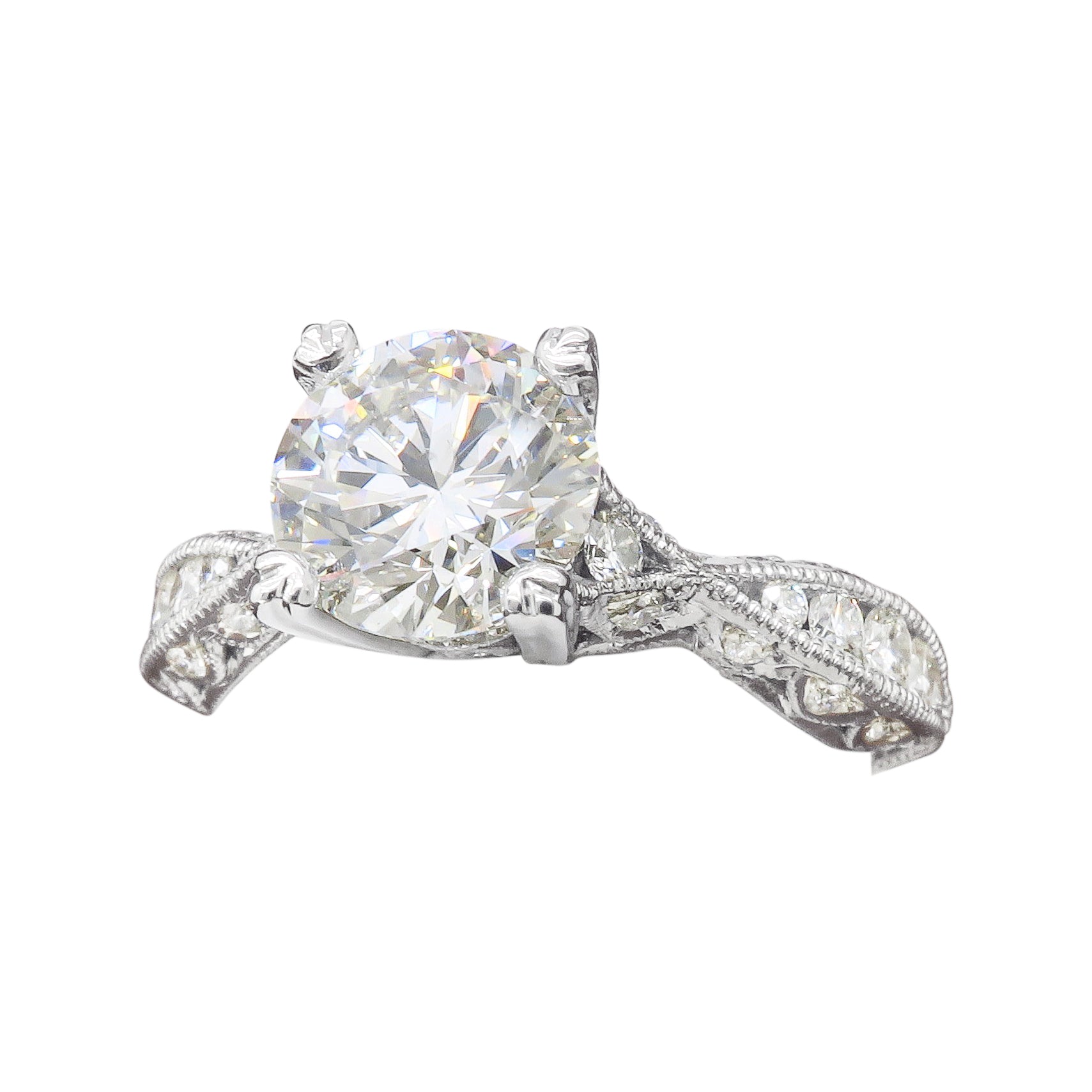 Tacori Classic Crescent 1.92CTW Engagement Ring