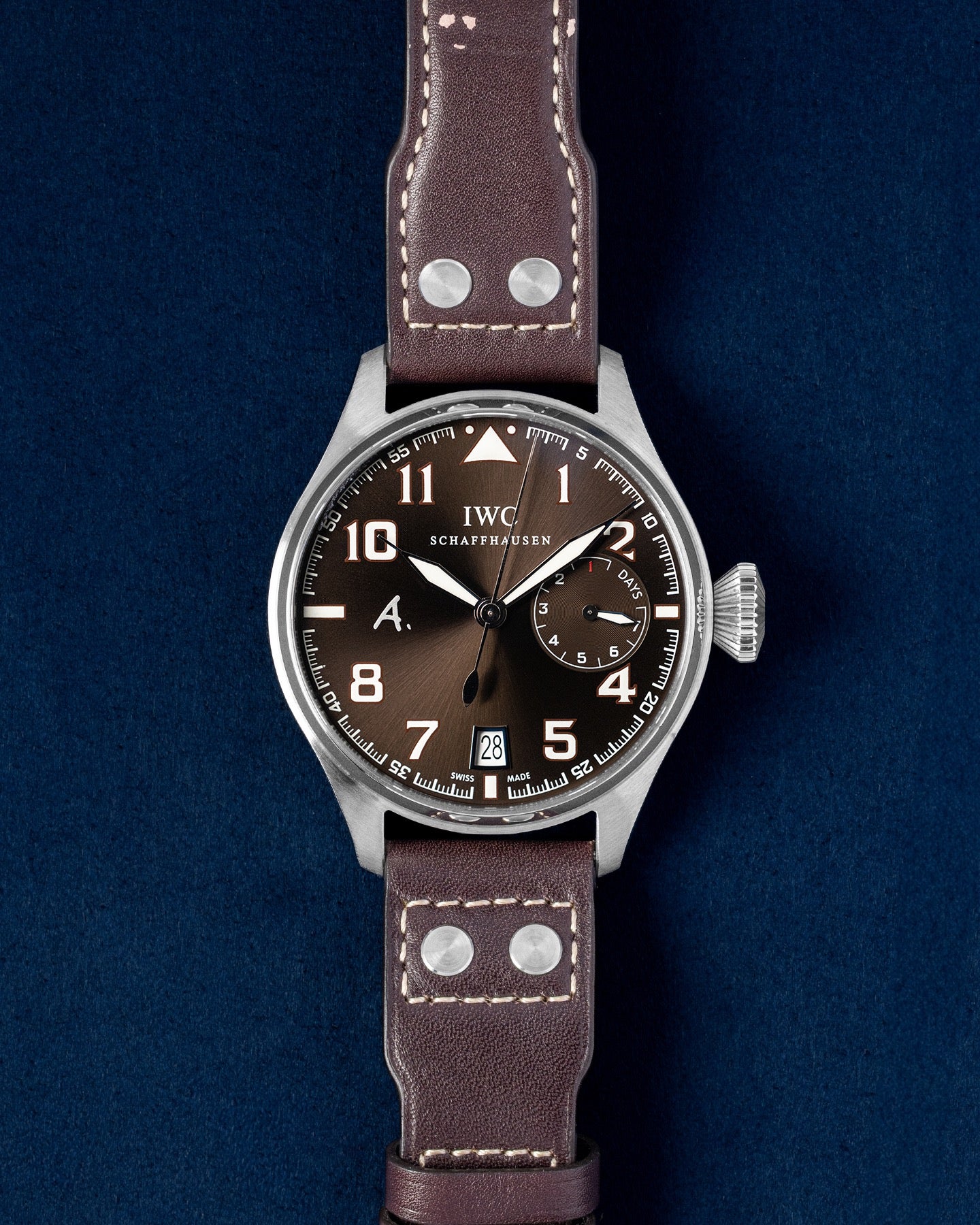 Brown IWC Big Pilot Saint Exupery 46mm IW500422 | Grand Caliber Dallas Texas