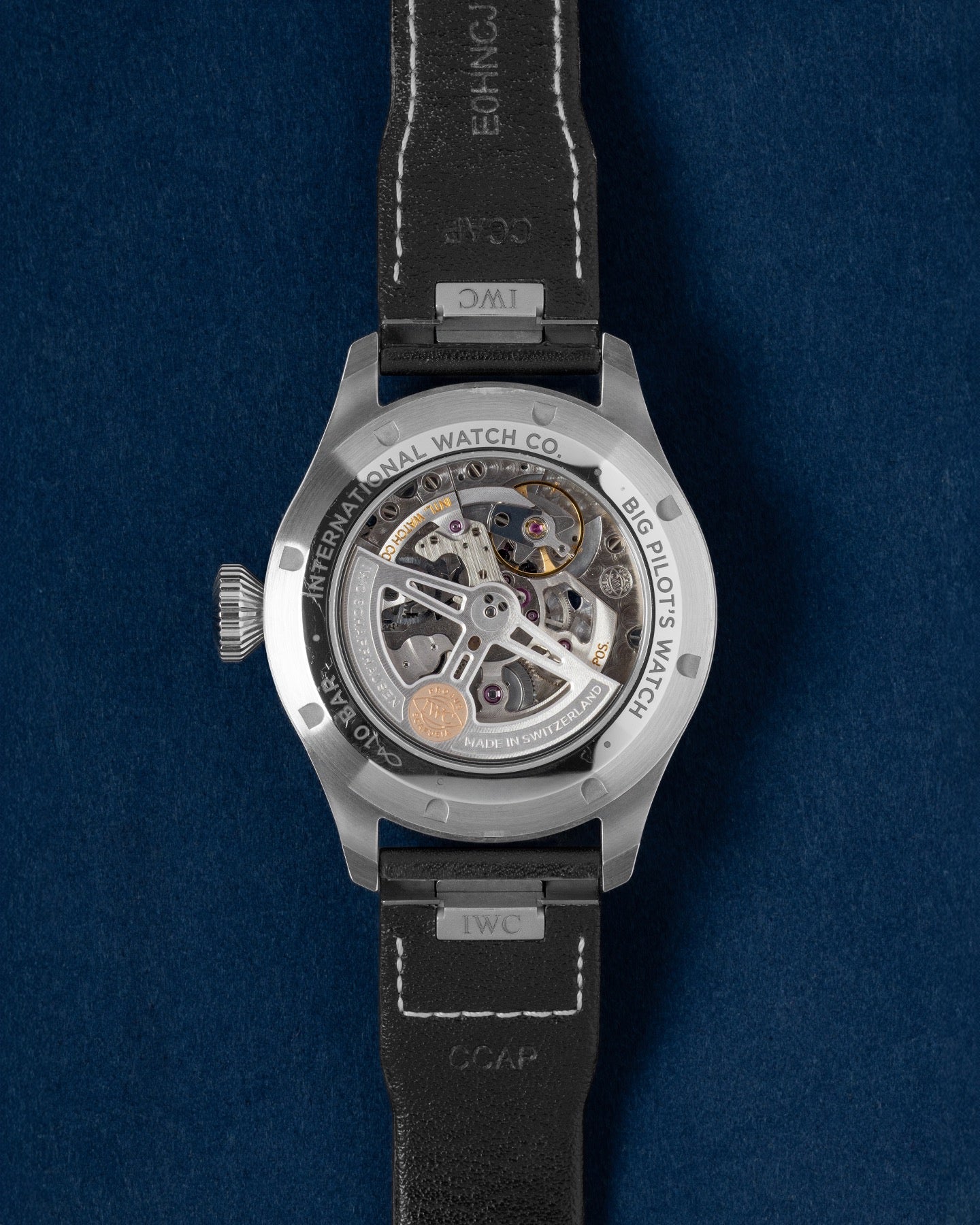 Blue IWC Big Pilot's Watch 43 IW329303 | Grand Caliber Dallas