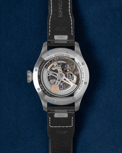 Blue IWC Big Pilot's Watch 43 IW329303 | Grand Caliber Dallas