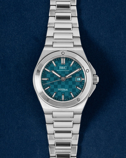 Aqua IWC Ingenieur Automatic 40 IW328903 | Grand Caliber Watches USA